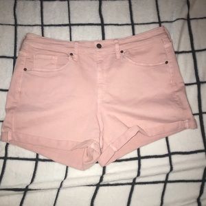 {Universal Thread} NWOT pink high rise midi short
